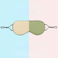 Double Sided Hot Cold Compress Eye Mask with Adjustable Strap