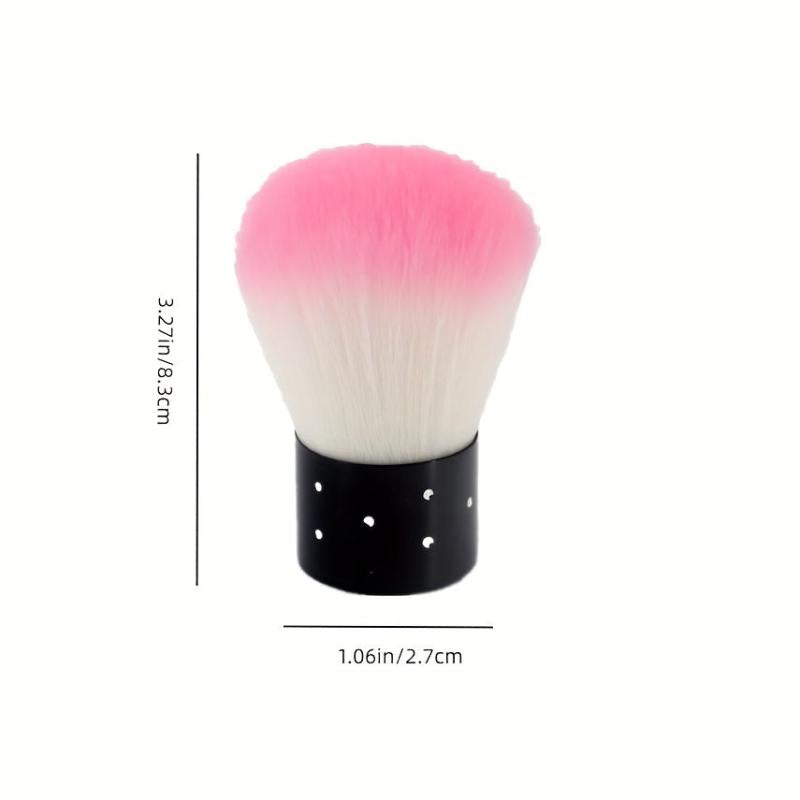 Soft Nail Art Dust Remover Kabuki Powder Cleaner Brush
