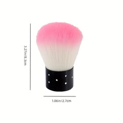 Soft Nail Art Dust Remover Kabuki Powder Cleaner Brush