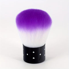 Soft Nail Art Dust Remover Kabuki Powder Cleaner Brush