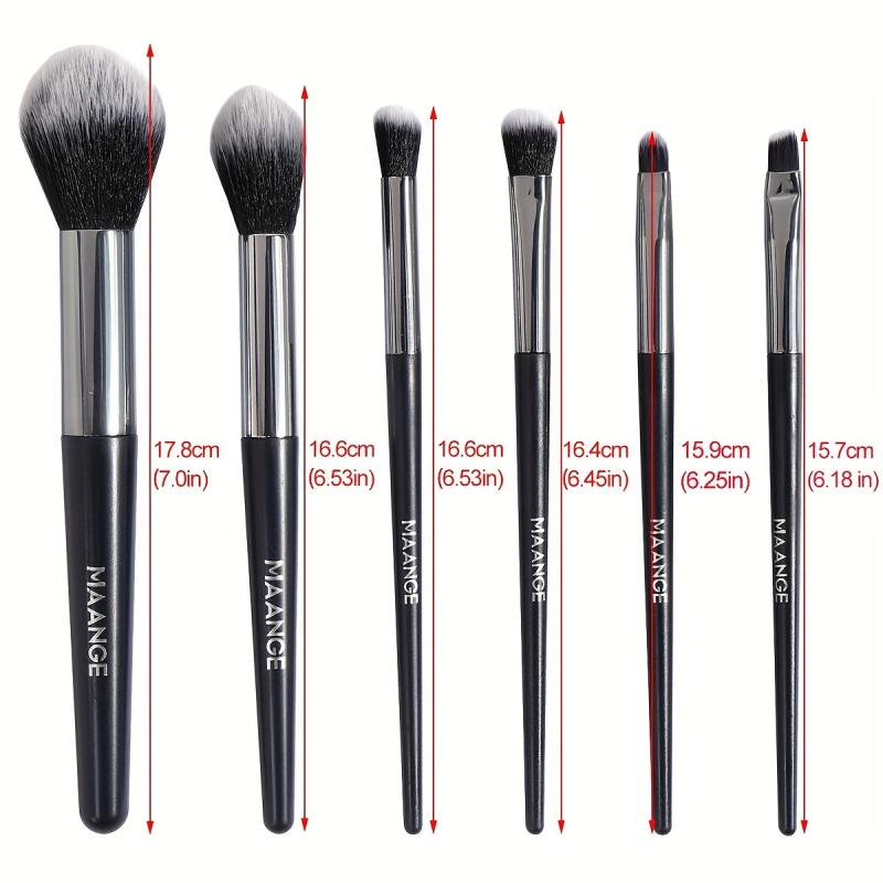 6pcs Synthetic Makeup Brush Set for Beginner Artist