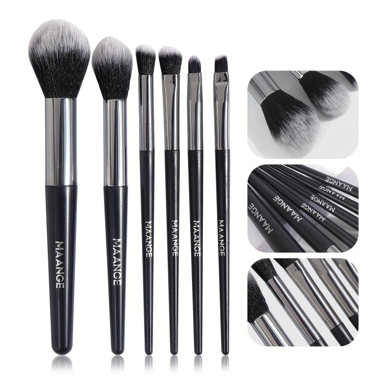 6pcs Synthetic Makeup Brush Set for Beginner Artist