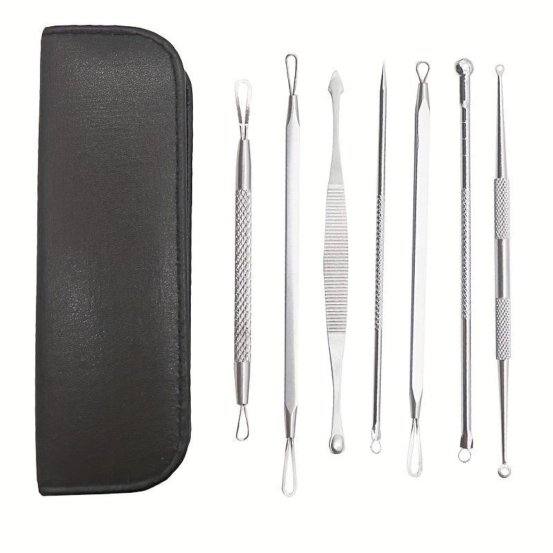 7pcs Stainless Steel Pimple Popper Kit with Case