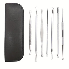 7pcs Stainless Steel Pimple Popper Kit with Case