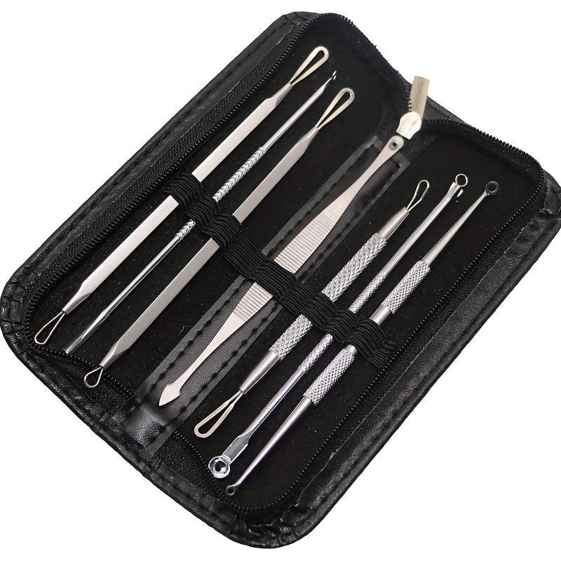 7pcs Stainless Steel Pimple Popper Kit with Case
