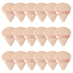 Velvet Makeup Puff Set 18pcs for Liquid Cream Foundation Powder