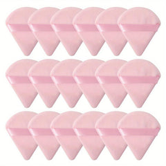 Velvet Makeup Puff Set 18pcs for Liquid Cream Foundation Powder