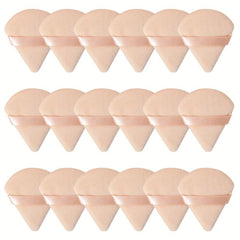Velvet Makeup Puff Set 18pcs for Liquid Cream Foundation Powder