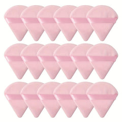 Velvet Makeup Puff Set 18pcs for Liquid Cream Foundation Powder
