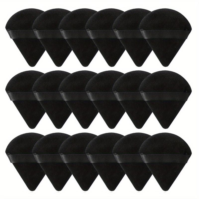 Velvet Makeup Puff Set 18pcs for Liquid Cream Foundation Powder