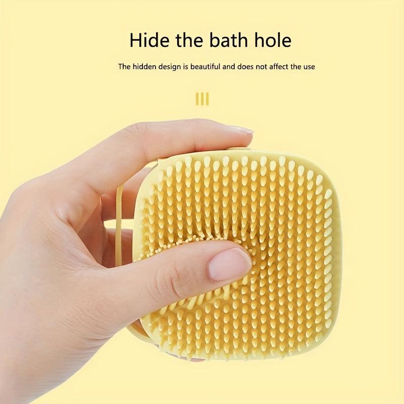 Silicone Bath Brush Cat And Dog Bath Accessories Soft Hair Bottle Bath Scrub