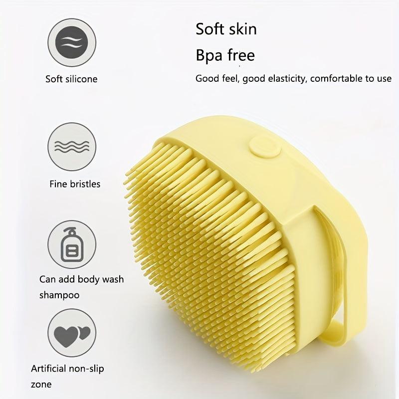 Silicone Bath Brush Cat And Dog Bath Accessories Soft Hair Bottle Bath Scrub