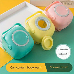 Silicone Bath Brush Cat And Dog Bath Accessories Soft Hair Bottle Bath Scrub