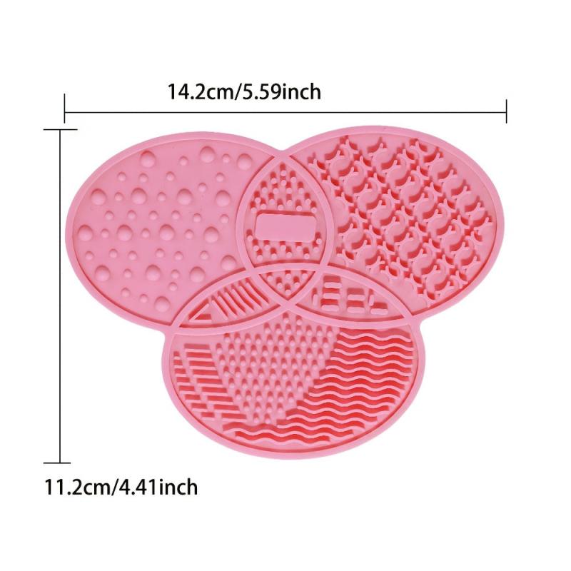 Shamrock Shaped Makeup Brush Cleaning Mat - Makeup Brush Scrubber