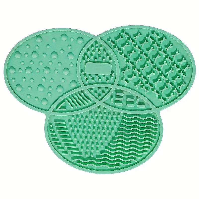 Shamrock Shaped Makeup Brush Cleaning Mat - Makeup Brush Scrubber