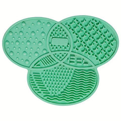 Shamrock Shaped Makeup Brush Cleaning Mat - Makeup Brush Scrubber