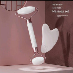 Powder Crystal Roller Massager Set Face Beauty Shaving Massage Stick