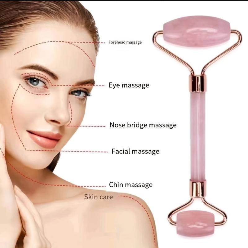 Powder Crystal Roller Massager Set Face Beauty Shaving Massage Stick