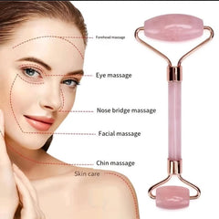 Powder Crystal Roller Massager Set Face Beauty Shaving Massage Stick