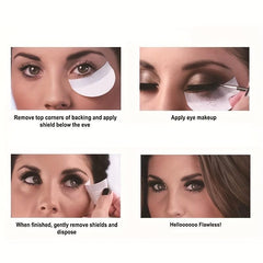 100PCS Eyeliner Shield For Eyeshadow Shields Protector Disposable Pads