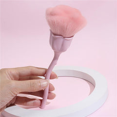 Rose Blush Brush Large Face Powder Makeup Brushes Kabuki Brushes
