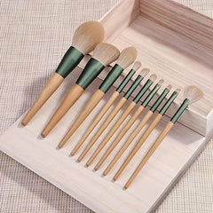 10pcs Makeup Brushes Set Portable Makeu...