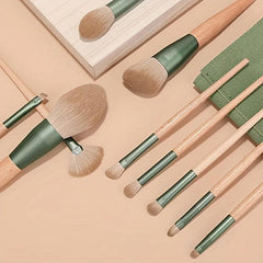 10pcs Makeup Brushes Set Portable Makeu...