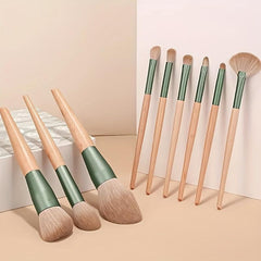 10pcs Makeup Brushes Set Portable Makeu...