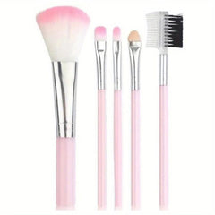5 Pcs Makeup Brush Set for Beginners Women Eye Shadow Foundation