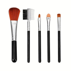 5 Pcs Makeup Brush Set for Beginners Women Eye Shadow Foundation