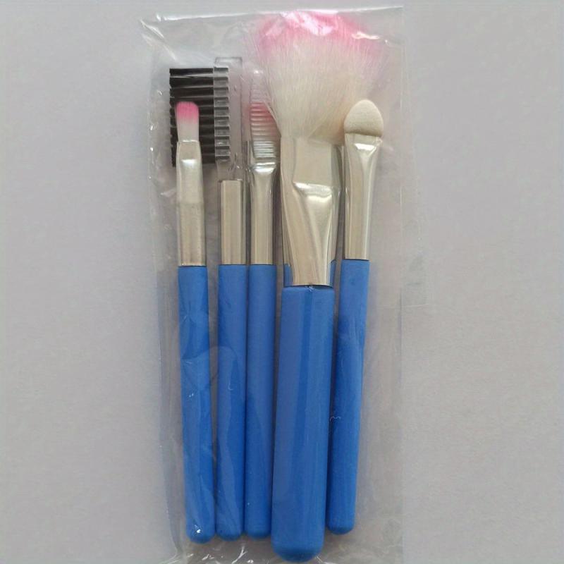 5 Pcs Makeup Brush Set for Beginners Women Eye Shadow Foundation