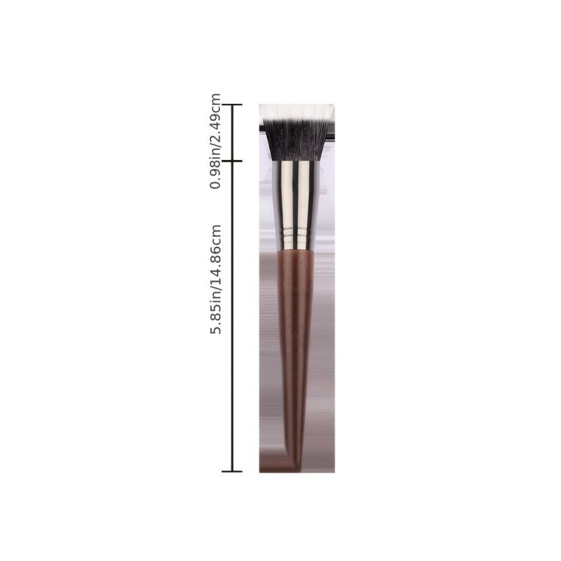 Flat Head Blush Brush Double Bristles Loose Powder Makeup Brush