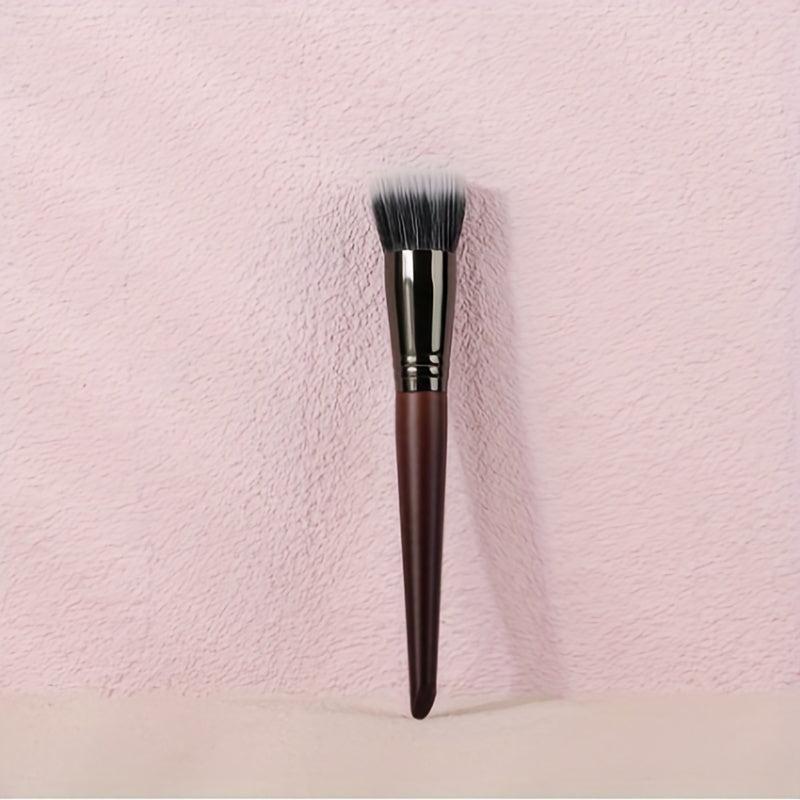 Flat Head Blush Brush Double Bristles Loose Powder Makeup Brush