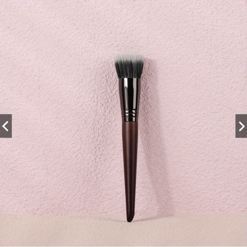 Flat Head Blush Brush Double Bristles Loose Powder Makeup Brush