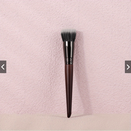 Flat Head Blush Brush Double Bristles Loose Powder Makeup Brush