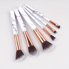 6pcs Marble Makeup Brush Set Face Repair Blush Superfine Eye Shadow Multifunctio