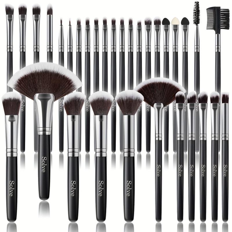 32-Piece Professional Makeup Brush Set Wooden Handle Eyeshadow Face Brushes Kit