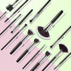 32-Piece Professional Makeup Brush Set Wooden Handle Eyeshadow Face Brushes Kit