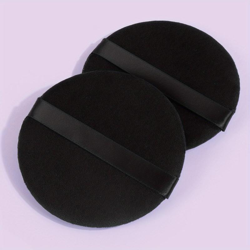 2pcs Large Makeup Powder Puff Soft Cotton Round Sponge Tools