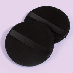 2pcs Large Makeup Powder Puff Soft Cotton Round Sponge Tools