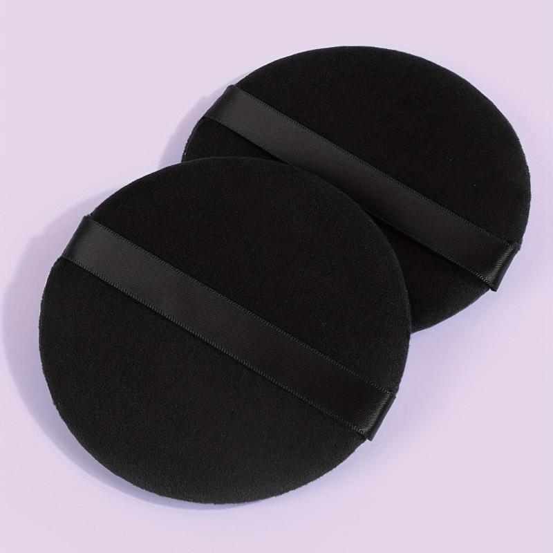 2pcs Large Makeup Powder Puff Soft Cotton Round Sponge Tools