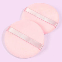 2pcs Large Makeup Powder Puff Soft Cotton Round Sponge Tools