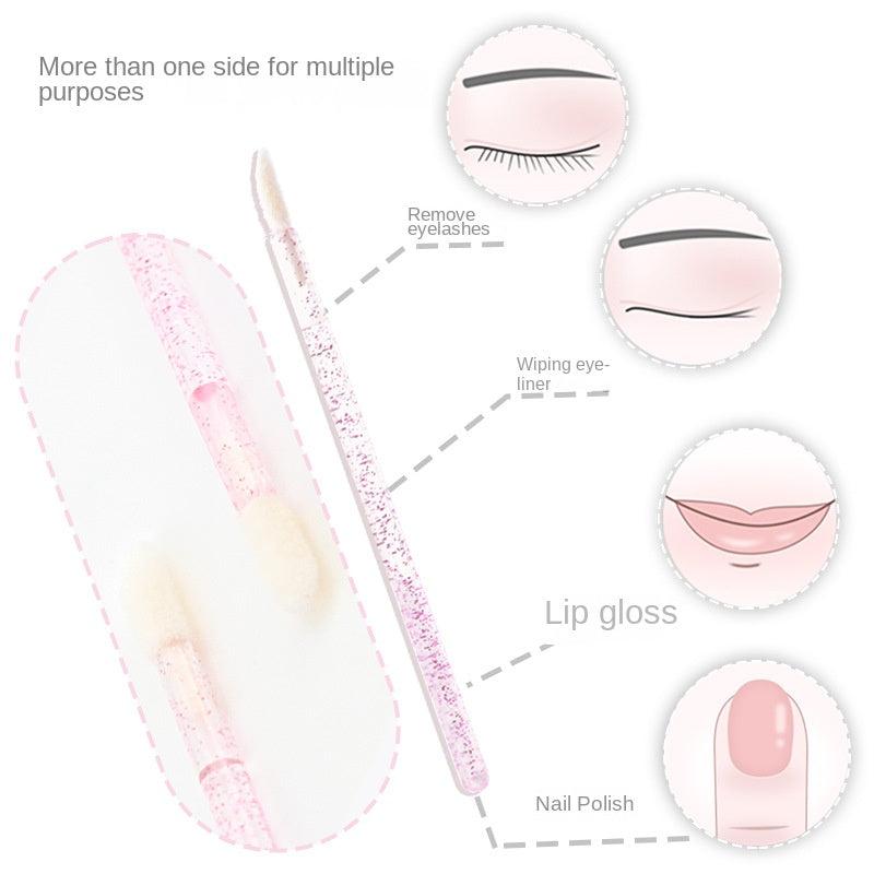 50 Pcs Foam Swab Lip Brush for Makeup Eyelash Tool