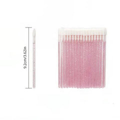 50 Pcs Foam Swab Lip Brush for Makeup Eyelash Tool