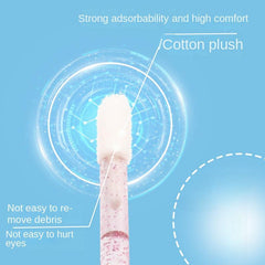 50 Pcs Foam Swab Lip Brush for Makeup Eyelash Tool
