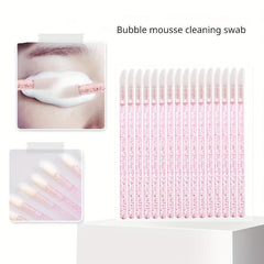 50 Pcs Foam Swab Lip Brush for Makeup Eyelash Tool