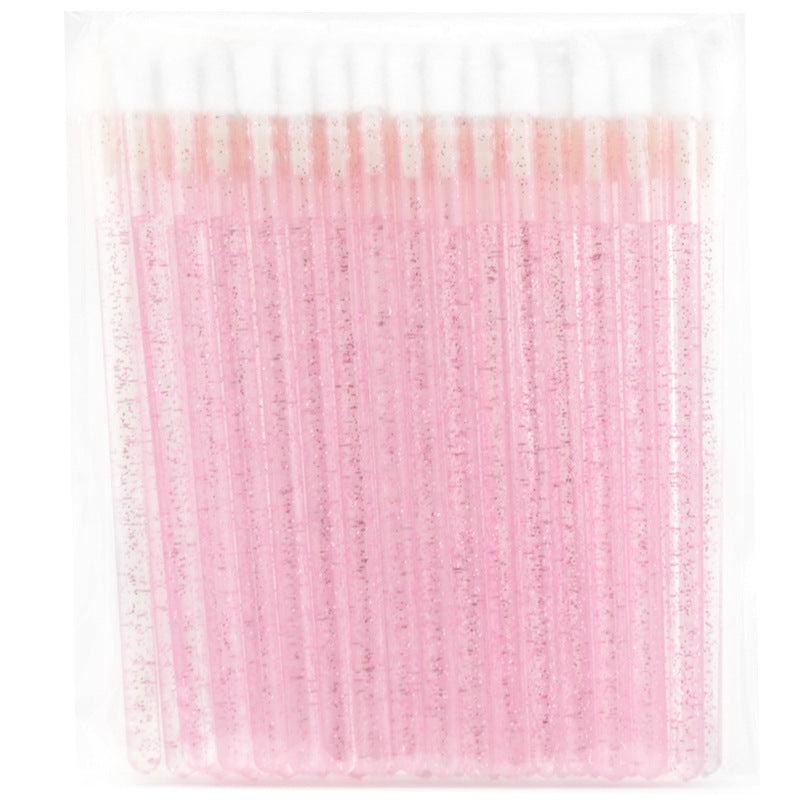 50 Pcs Foam Swab Lip Brush for Makeup Eyelash Tool