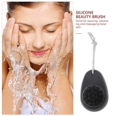 2-in-1 Silicone Face Scrubber Exfoliator