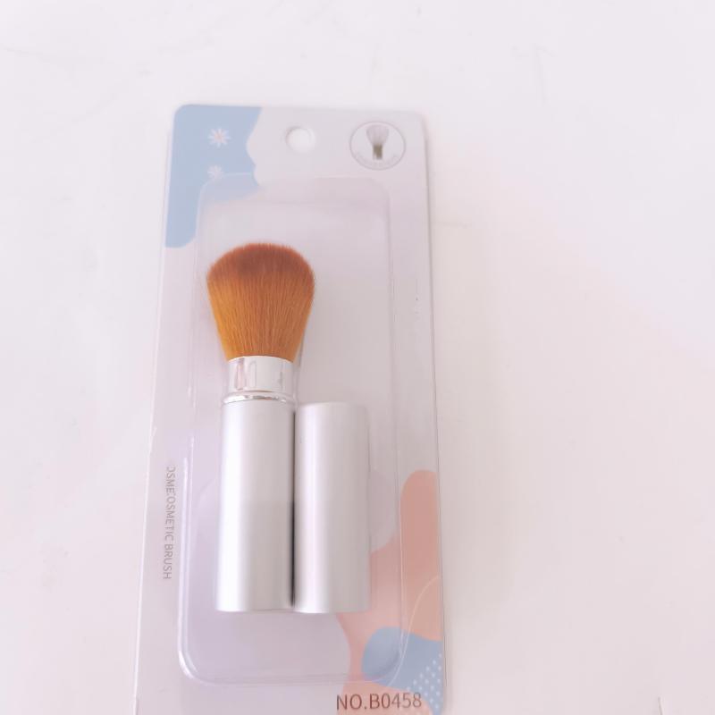 Retractable Kabuki Makeup Brush - Blush Bronzer Powder - Travel Friendly