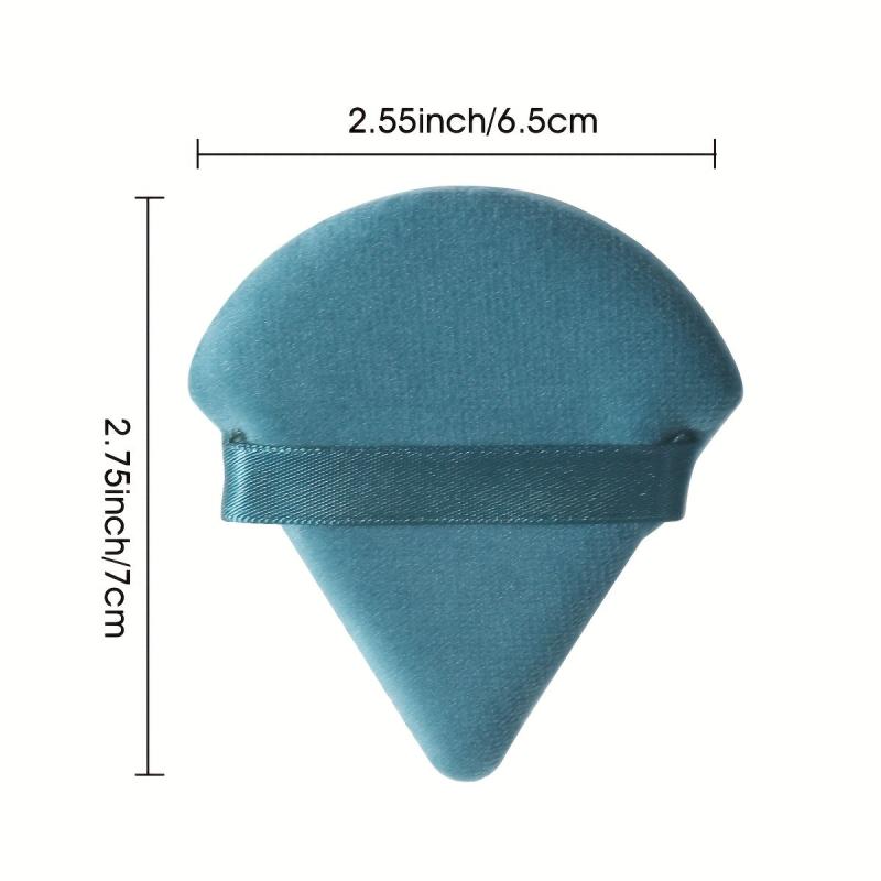 10PCS Triangle Powder Puff Face Makeup For Loose Powder Foundation Wet Dry Tool